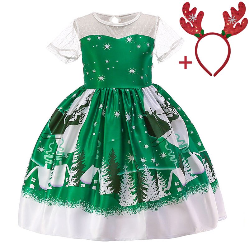 Full shot of toddler's sequin & floral ruffle princess party dress