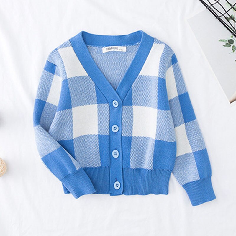 Girls' cardigan sweater with rainbow and cloud print, a charming addition to toddler outerwear.