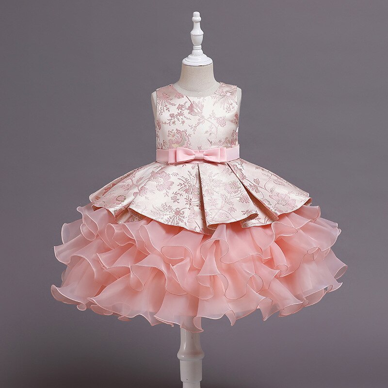 Beautiful girls retro ball gown with butterfly sleeves, a stunning princess party dress