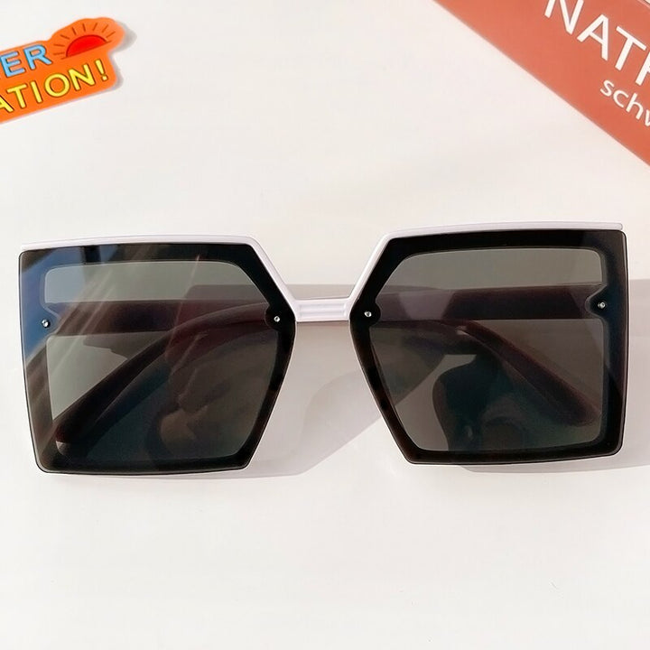 Toddler girls' geometric sunglasses, ideal outdoor accessory for UV eye protection.