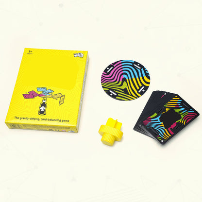 GravityFun Anti-Gravity Card Game setup, ready for a challenging balance game