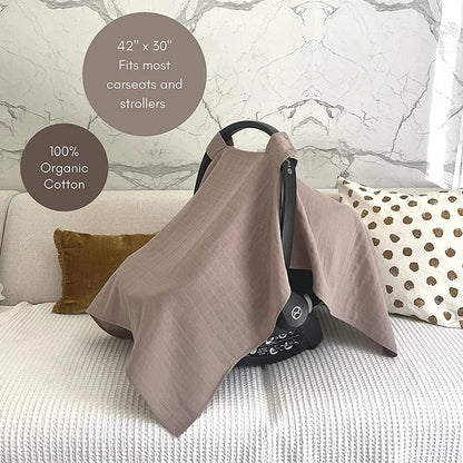 Pink baby accessory sun shade cover for strollers, perfect mom gift for baby safety.