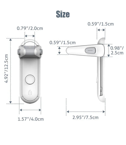Home security childproof door lever lock, essential for toddler safety and peace of mind