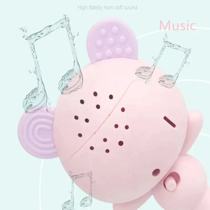 Infant sensory toy: LED light & sound rattle for visual and auditory engagement