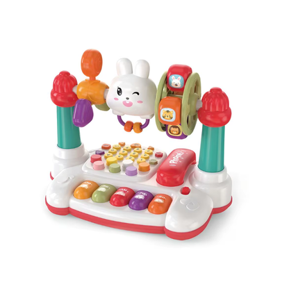 Unisex kids musical learning phone toy, green and red, promotes bilingual learning.