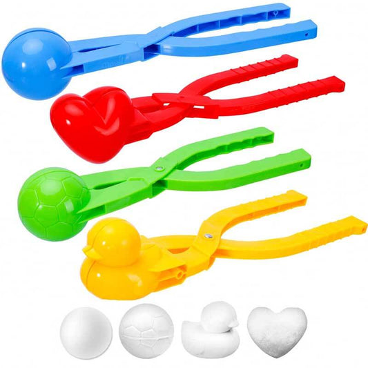 Green dinosaur snowball maker clip, perfect for kids outdoor winter snow fun and family activities.
