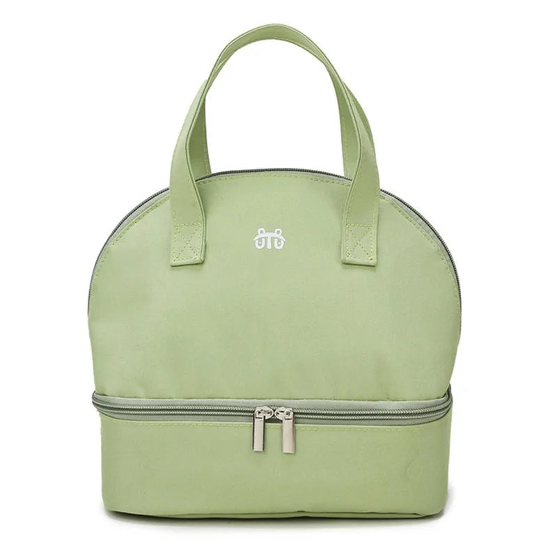 Black unisex thermal breast milk cooler, providing excellent insulation for precious milk