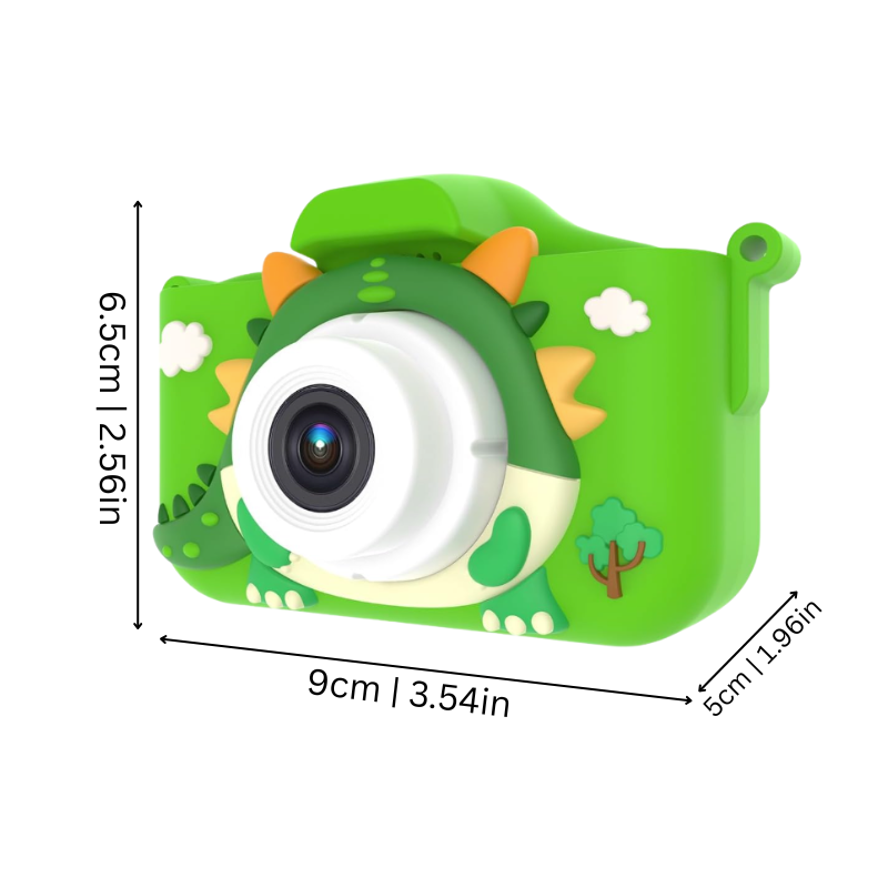 Blue kids digital camera, children's photography learning toy, perfect gift for creative play.