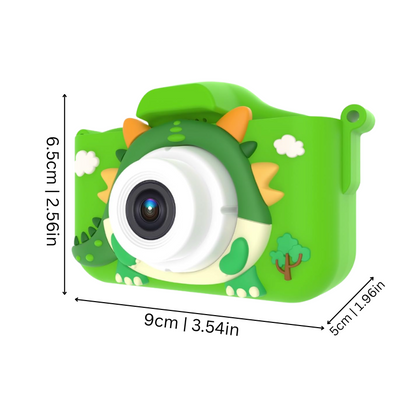 Blue kids digital camera, children's photography learning toy, perfect gift for creative play.