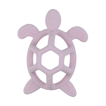 Durable silicone turtle teether, an ideal molar toy for soothing baby's gums