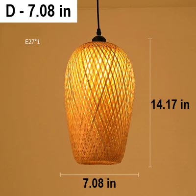 Unique handmade rattan pendant light, offering a distinctive natural element for modern decor.