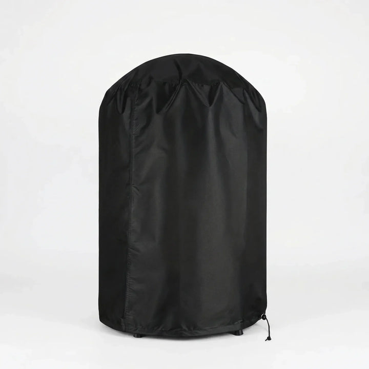 Premium weatherproof heavy-duty outdoor grill cover, designed for round kettle BBQ grills, ensuring lasting protection.
