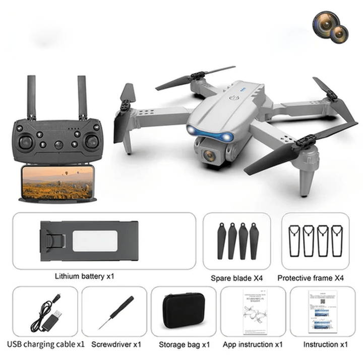 Remote control unit for the high-performance drone, enabling precise 4K camera control & autonomous flight.