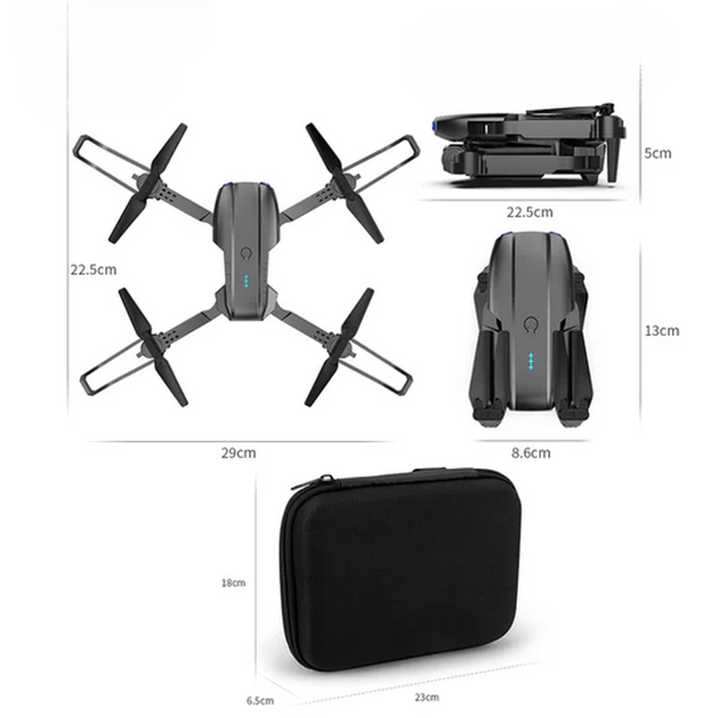 High-performance outdoor drone, offering extended flight time and superior 4K aerial photography for tech enthusiasts.