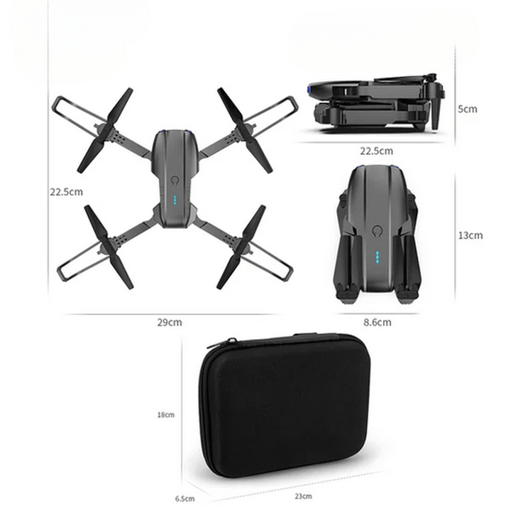 High-performance outdoor drone, offering extended flight time and superior 4K aerial photography for tech enthusiasts.