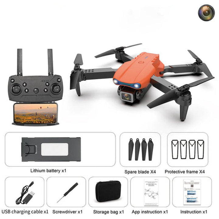 Drone capturing a wide outdoor shot with its 4K camera, perfect for professional aerial video & photography.
