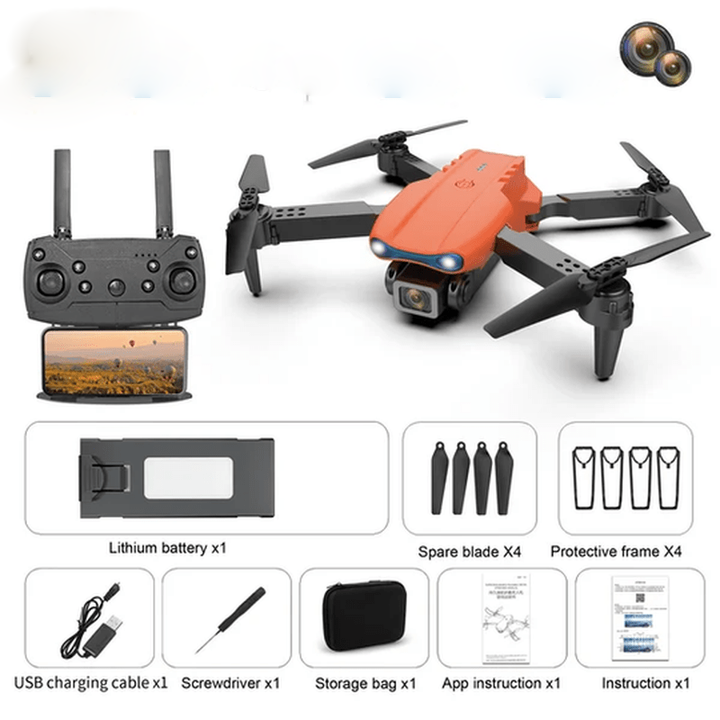 High-tech RC drone ready for takeoff, ideal for autonomous long flight missions and 4K aerial video.