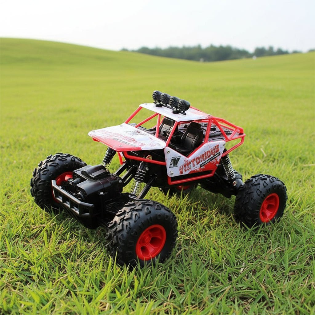 Adult-grade high-speed 4x4 RC monster truck. Powerful remote control offroad vehicle for hobbyists & enthusiasts.