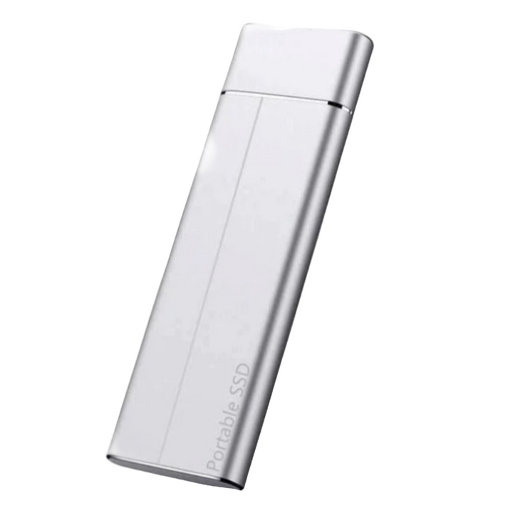 Versatile portable SSD external storage with USB-C for high-speed data transfer, ideal for digital backup.
