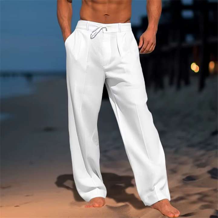 Men's Relaxed Fit Drawstring Dress Pants
