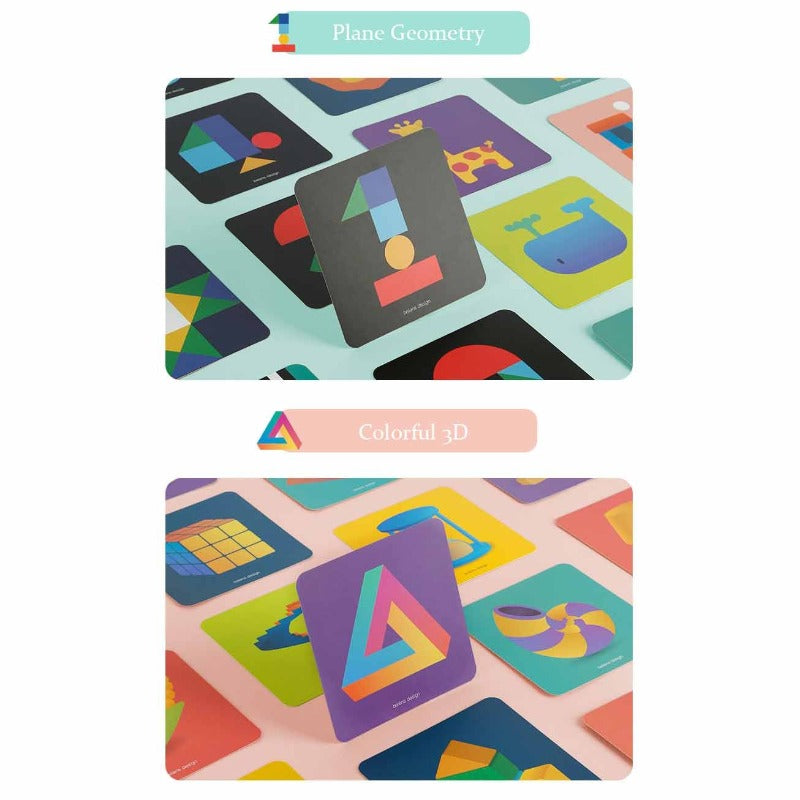 Bright and clear infant stimulus cards, designed to capture baby's attention and support visual development