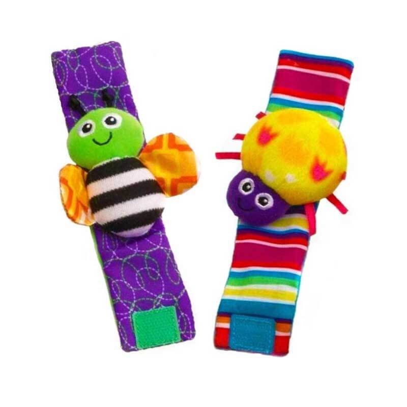 Full Infant Soft Rattle Socks & Wrist Rattles Set for baby, newborn gift, vibrant baby accessories