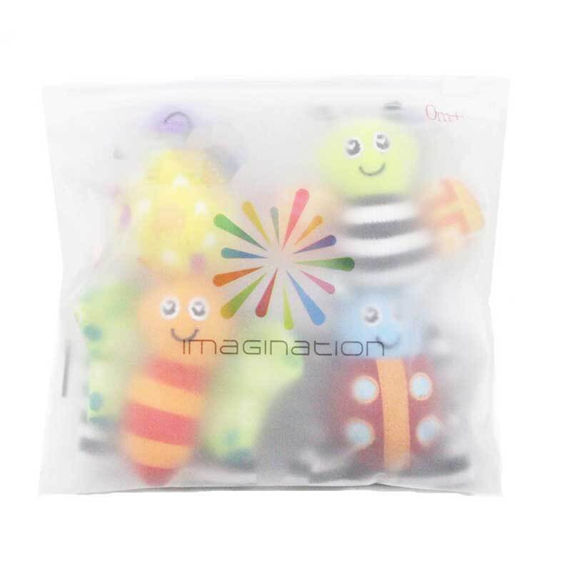 Sensory play with Infant Rattle Socks and Wrist Rattles Set, promoting baby's discovery and fun