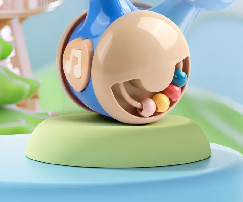 Puzzle-style tumbler toy for infants, fosters early learning and problem-solving abilities