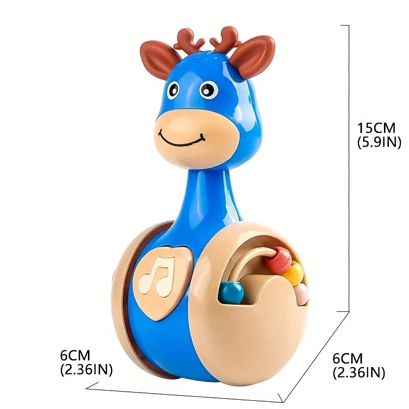 Infant puzzle tumbler toy, engaging for cognitive development and fine motor skills training