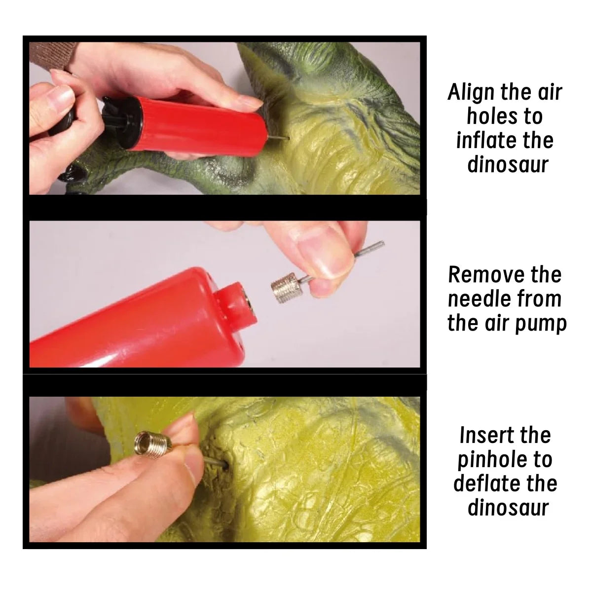 Unisex 28-inch inflatable Tyrannosaurus Rex toy, a fun and soft prehistoric playmate for toddlers.