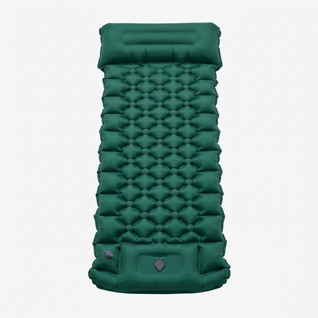Lightweight, portable camping mat, ideal for backpacking & outdoor adventures. Quick inflate with built-in pump.