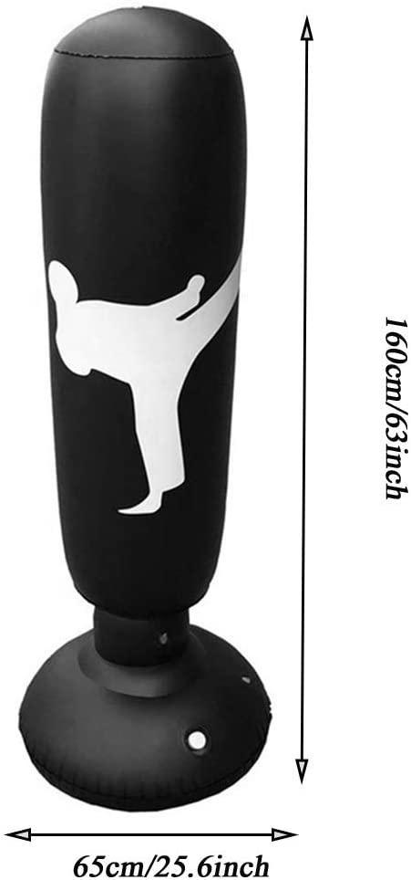 Kids' inflatable punching bag for safe boxing training, active play, and fun fitness.