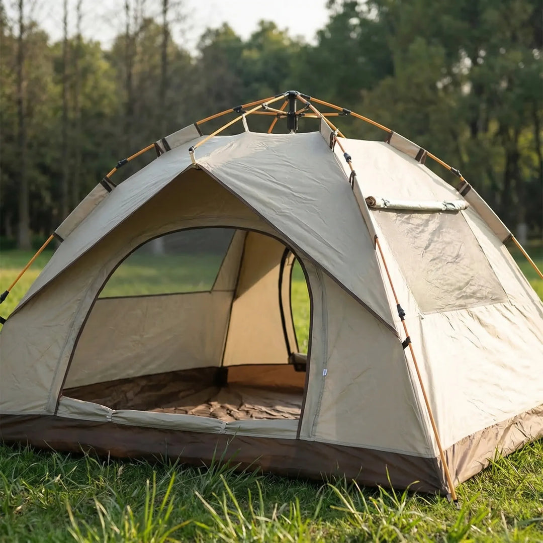 Instant pop-up dome camping tent for quick setup & outdoor adventures. Portable, water-resistant outdoor gear.