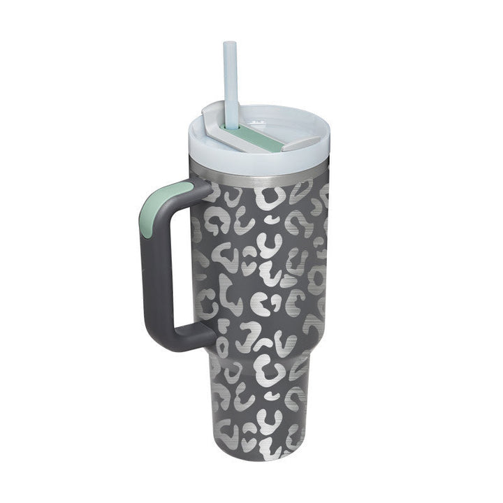 ChillMate 40 oz insulated mug with handle & straw, designed for durable everyday hydration.