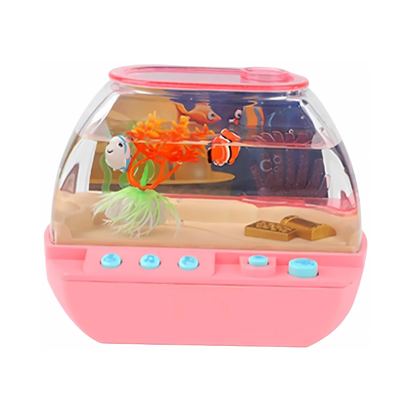 Toddler's musical aquarium toy, creating imaginative play and nursery decor with lights.