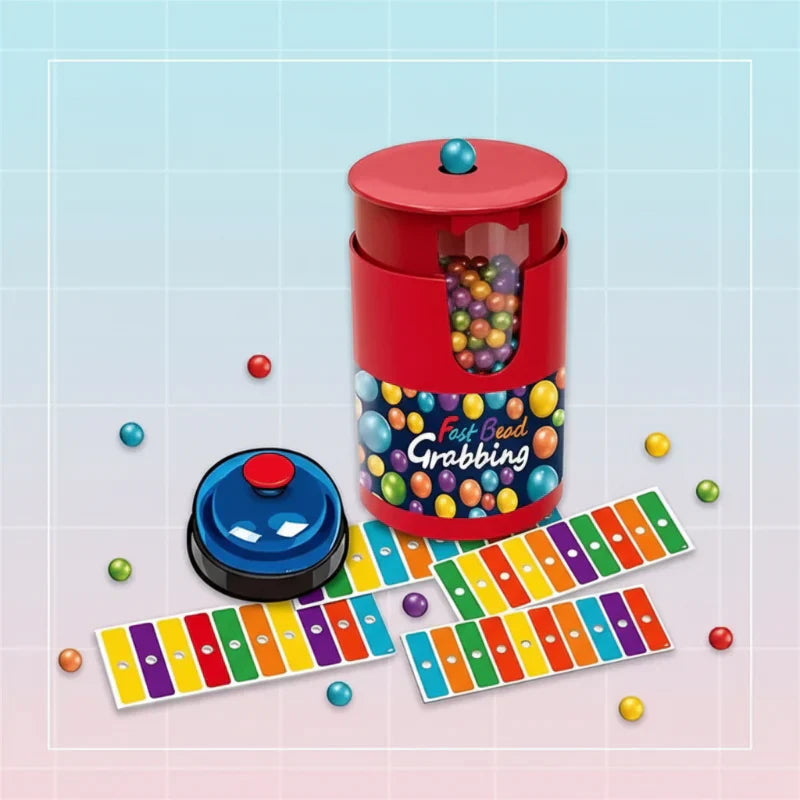 Interactive Color Bingo Reaction Game, vibrant colors, kids and family educational fun