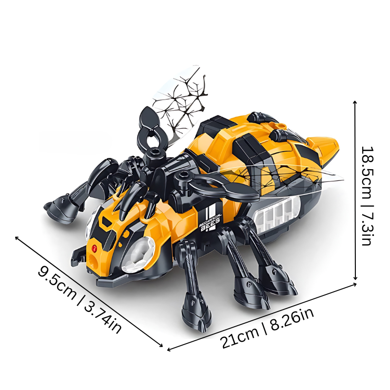 Unisex musical bee toy stimulating motor skills and sensory play for toddlers