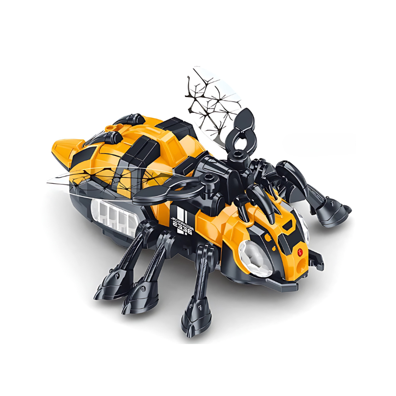 Baby development bee toy with engaging music and movement to encourage crawling