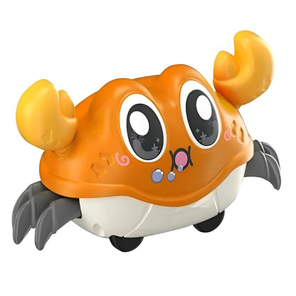 Toddler toy: a fun, electric crawling crab encouraging movement and delightful play.