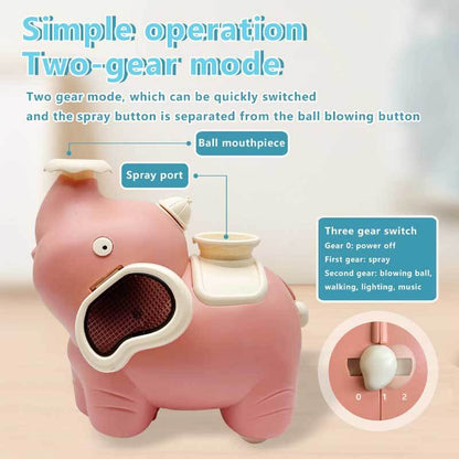 Infant reaching for soft elephant crawling toy, encouraging early motor skill development