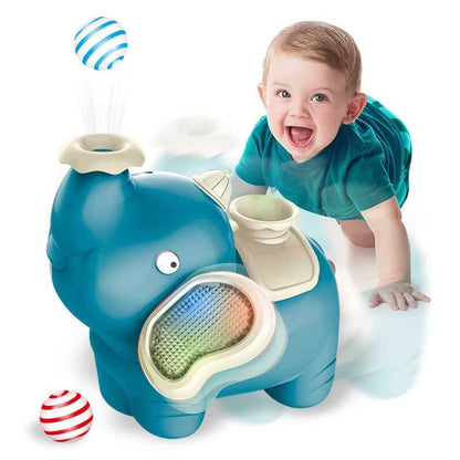 Interactive elephant toy, an engaging activity toy for babies and toddlers for developmental play