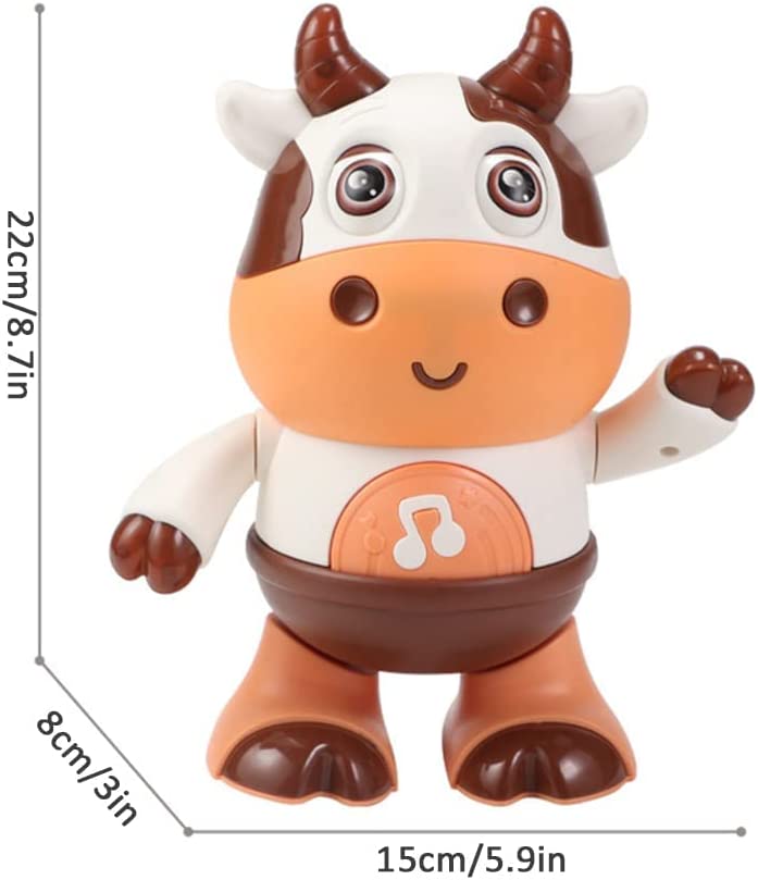 Kids' educational dancing cow toy, an interactive and musical gift that aids child development