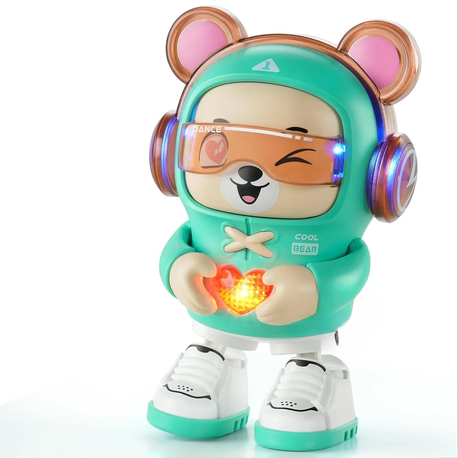 Interactive dancing robot dog toy for babies, a fun educational activity toy for toddlers
