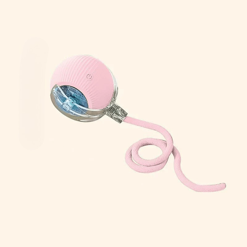 Durable interactive dog bouncing ball, promoting mental stimulation & exercise for pets.