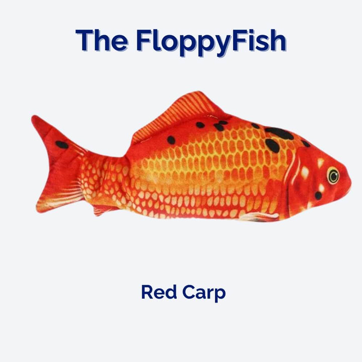 Engaging interactive flopping fish dog toy provides mental stimulation & entertainment for active dogs.
