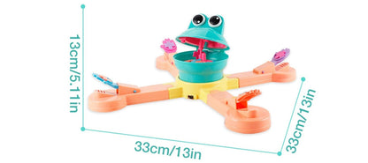 Box art for Interactive Frog Feeding Family Game, board game for ages 3+, fun indoor play