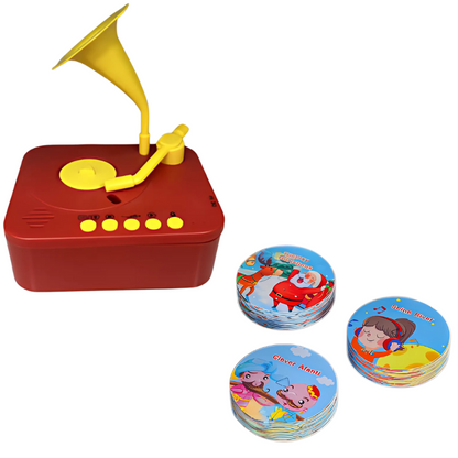 Preschool interactive story music gramophone, an engaging learning and music toy for children