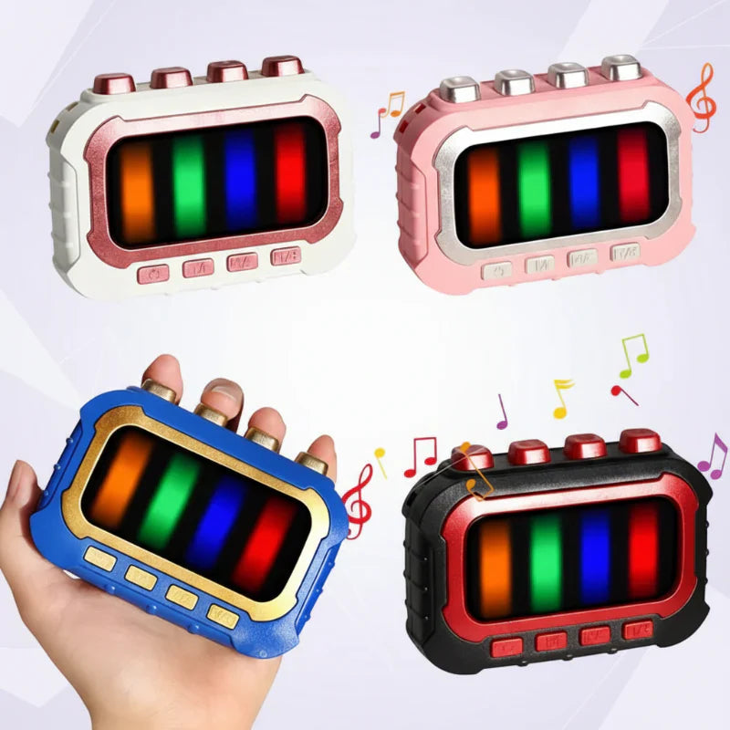 Interactive musical fidget game for stress relief, focus training, and hand-eye coordination
