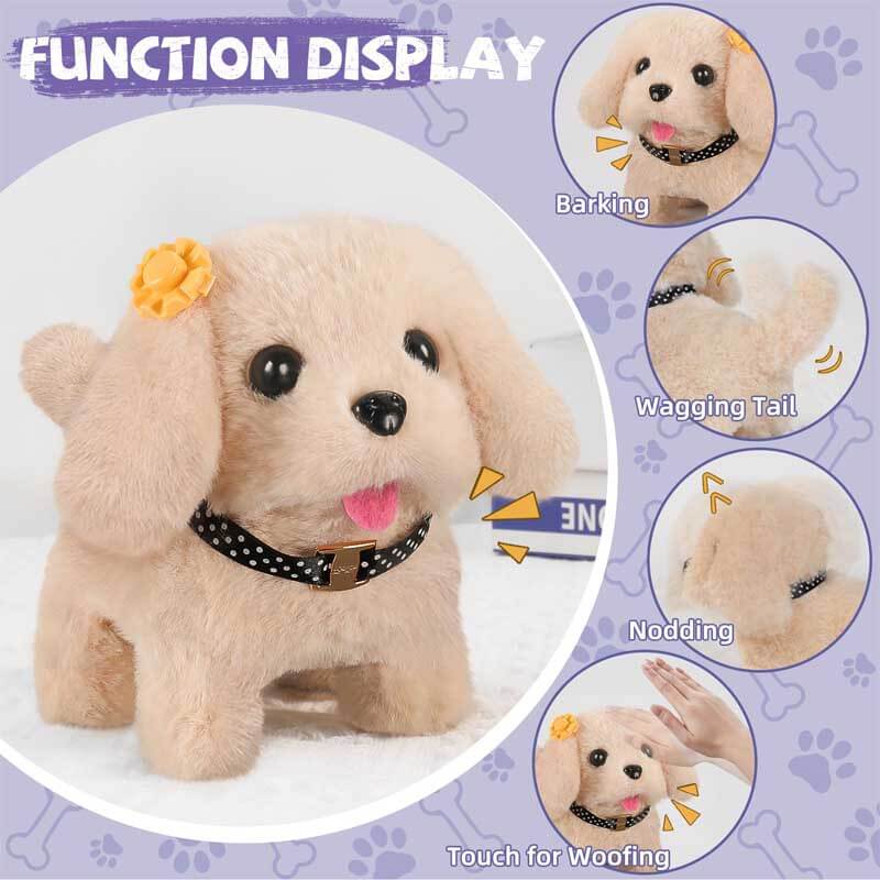 Gift for kids: interactive pet playset with barking robot puppy, ready for imaginative play