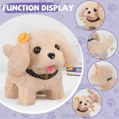 Gift for kids: interactive pet playset with barking robot puppy, ready for imaginative play